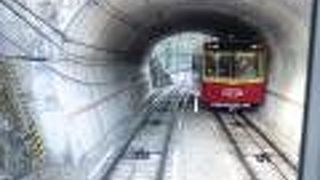 ２０１９年元旦の男山ケーブル