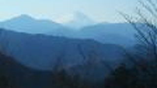 富士山を見ながら