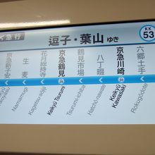 エアポート急行は本線ではなく逗子線直通です