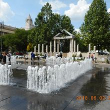 四角形のミニ噴水