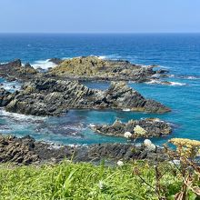 コンクリート柱のような美しい柱状節理