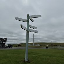 各方面への距離表示