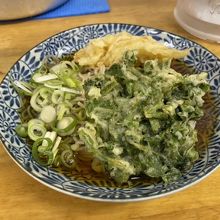 冷し天ぷら小2ケそば