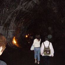 ラバ・チューブ内