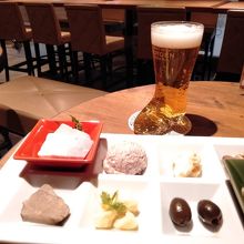 クラフトビールのためのマリアージュプレート