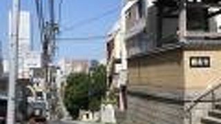 坂の上からの景色がいいね