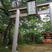 湯の峰温泉に近い王子社