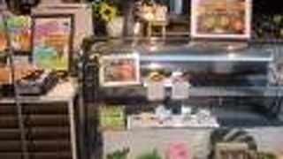 スーパー内にあるカフェです