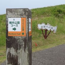 フットパスのコースもあります