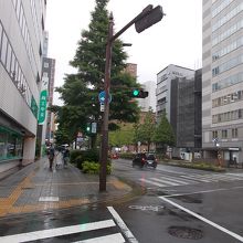 通りの様子です。