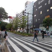 仙台駅西口から西に延びる大通りです。