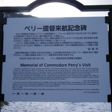 ペリー提督来航記念碑