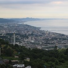 小田原城を見下ろせます