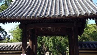 境内の南側の角にある