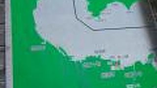 国道脇にある展望台