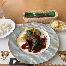 レストランで食べた、ジャージーランドセット