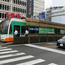 はりやま橋で新型車両を見かけました