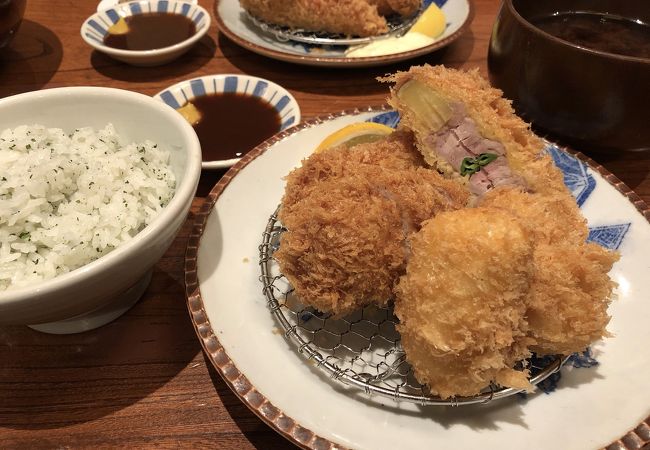 ボリュームのある定食