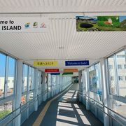 佐渡島への移動はこちらのターミナルから♪　カーフェリーとジェットフォイルがあります。