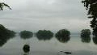 あ～山肌から山頂が見えない！