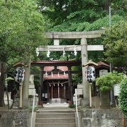 緑が深い静かな神社