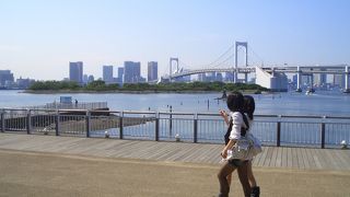 レインボーブリッジが見えました