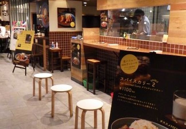 PARCO内のカレーショップ