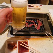 ビールとジンギスカンは最高