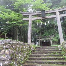 神社入口の鳥居