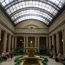 館内で撮影可能な、中庭のところ。