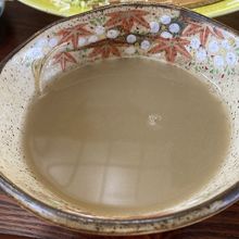 ドロドロの蕎麦湯で腹いっぱい（OK）