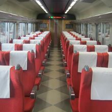 客席の様子（赤）