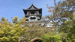 国宝犬山城。天守閣からの絶景