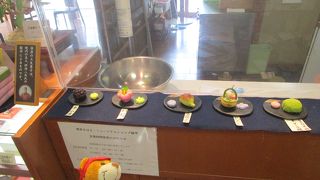 抹茶とお菓子がおいしい