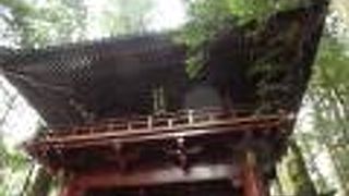 神社になぜかお寺のような門。