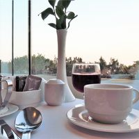 ゆったりとしたリゾートの朝