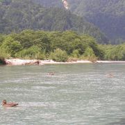 水面に映す山最高