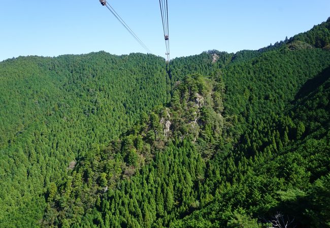 峰々を貫いていく空中散歩のような感覚が特徴的