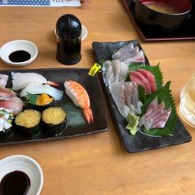 お刺身も美味しい