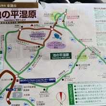 現地でもらえる地図