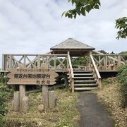 利尻島を高いところから見渡せます。