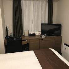 シンプルですが、使い勝手の良い部屋でした。