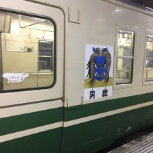 男鹿線のディーゼルカー