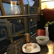 朝焼けを見ながらの飲茶は乙です！