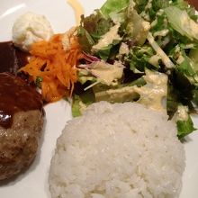 ハンバーグプレート