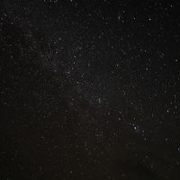 屋上で満点の星空観察。