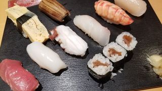 観劇前にさくっとお寿司ランチ