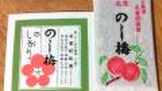 夏バテ防止の伝統のお菓子のし梅