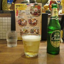 暑い日にはタイのビールはひときわ美味しいです