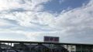 国華園は解放感あり